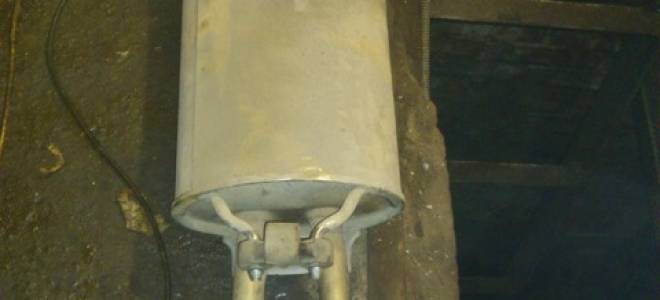 Замена резонатора рено логан