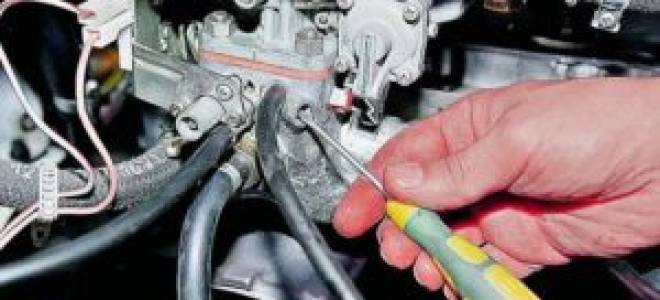 Ваз 2105 регулировка карбюратора